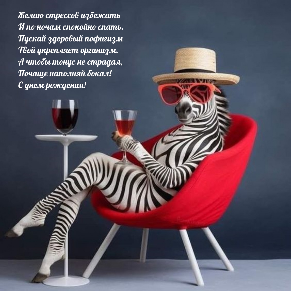 Желаю стрессов избежать и по ночам спокойно спать. С днем рождения!