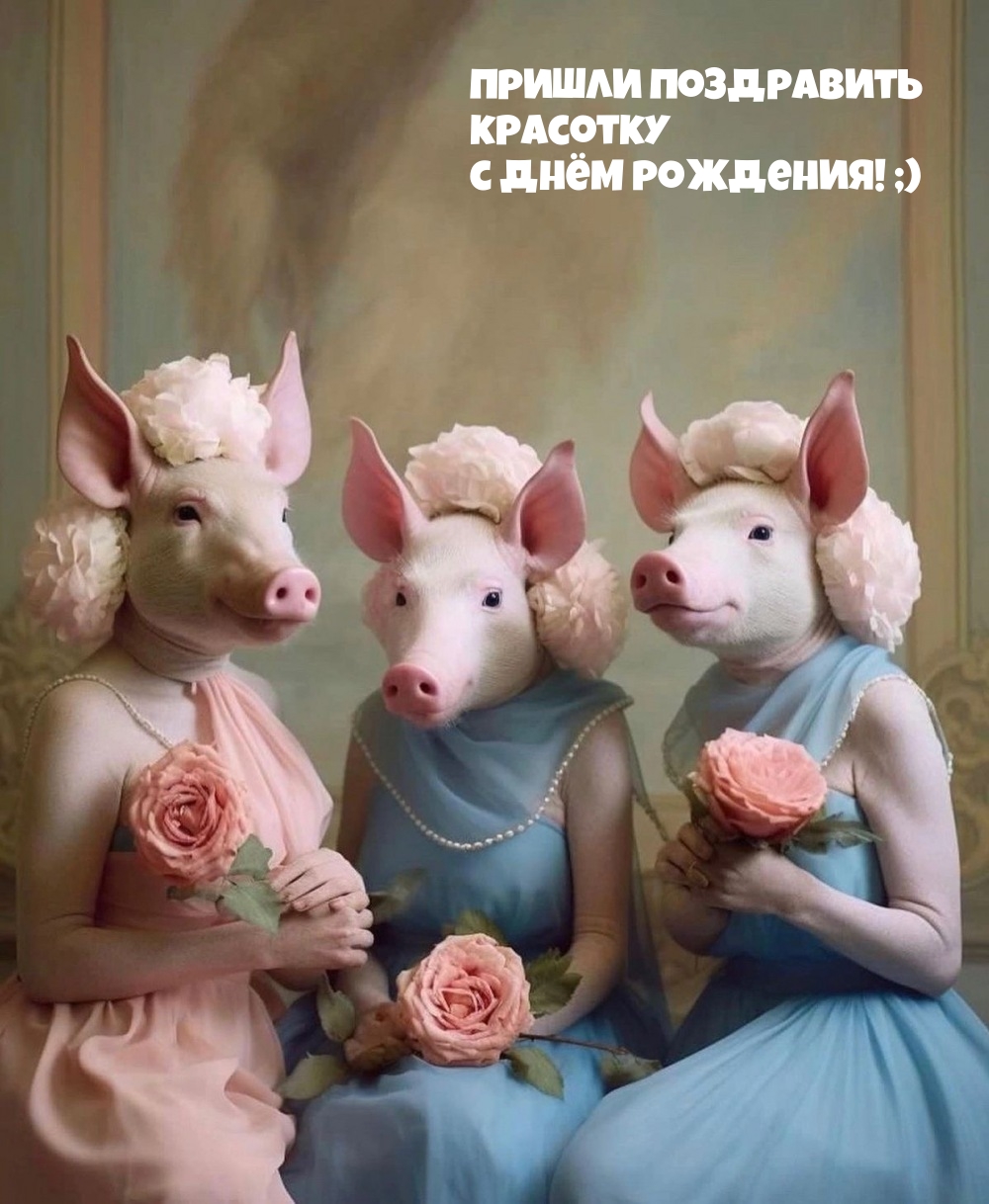 Пришли поздравить красотку с днём рождения! ;)