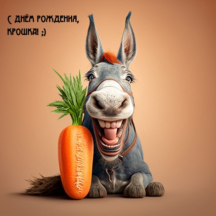 С днём рождения, крошка! ;)