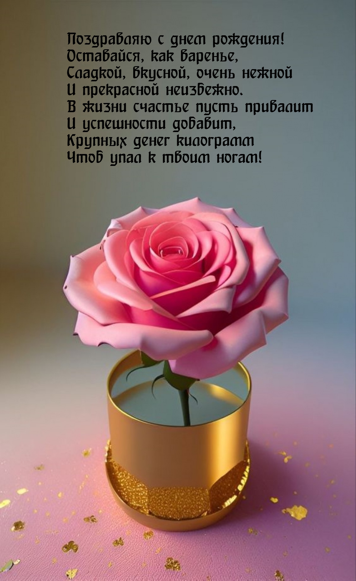 Поздравляю с днем рождения! Оставайся, как варенье