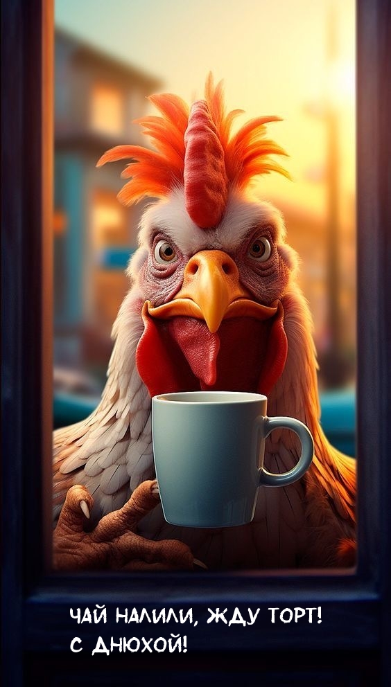 Чай налили, жду торт! С днюхой!