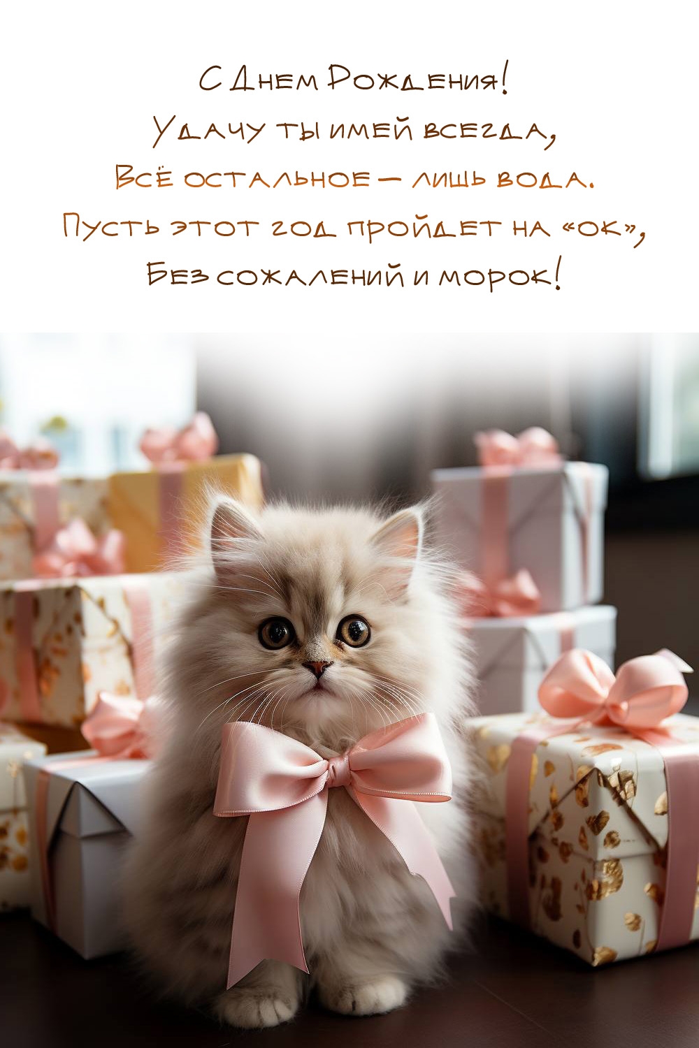 С Днем Рождения! Удачу ты имей всегда