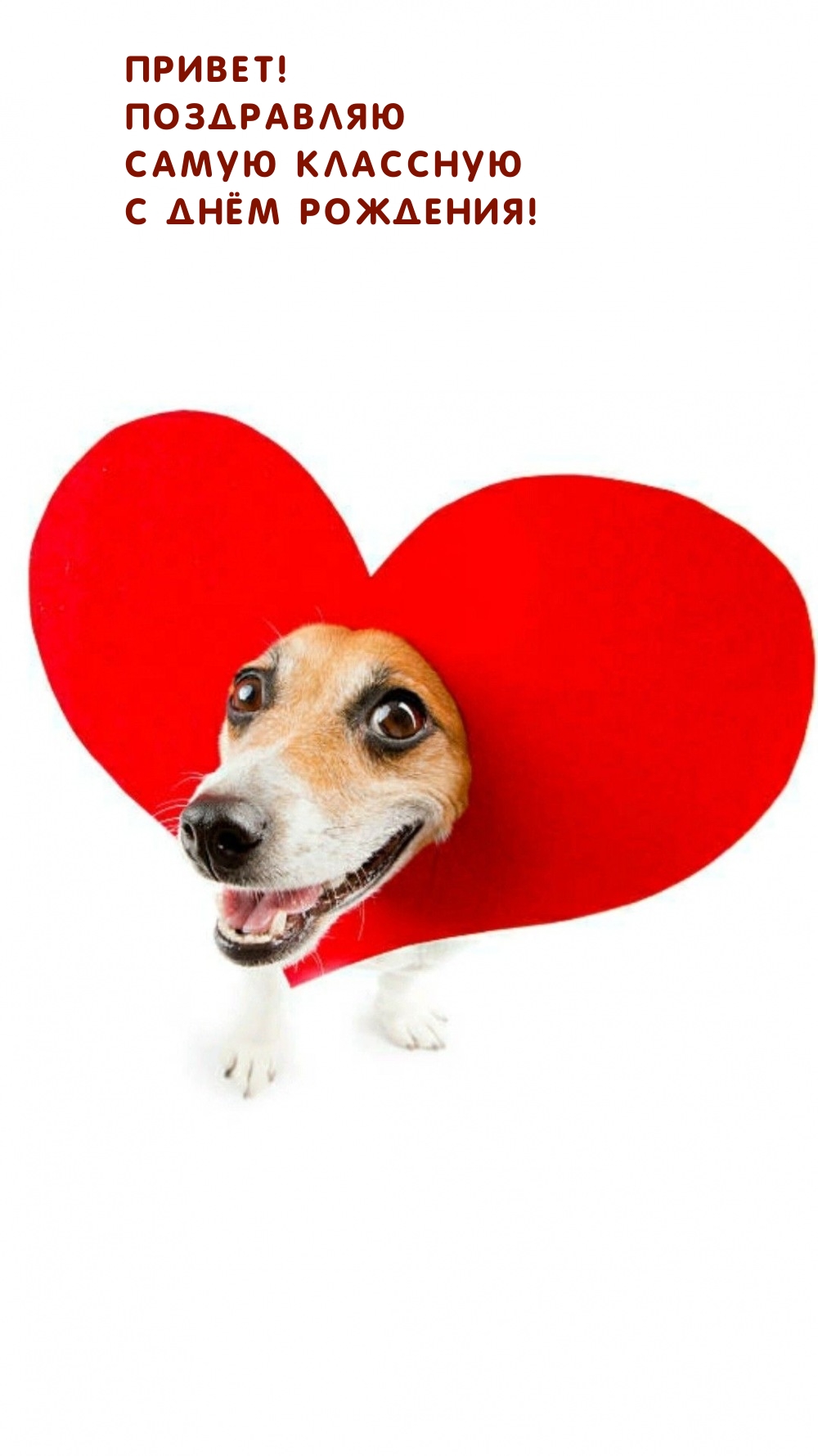 Привет! Поздравляю самую классную с днём рождения!