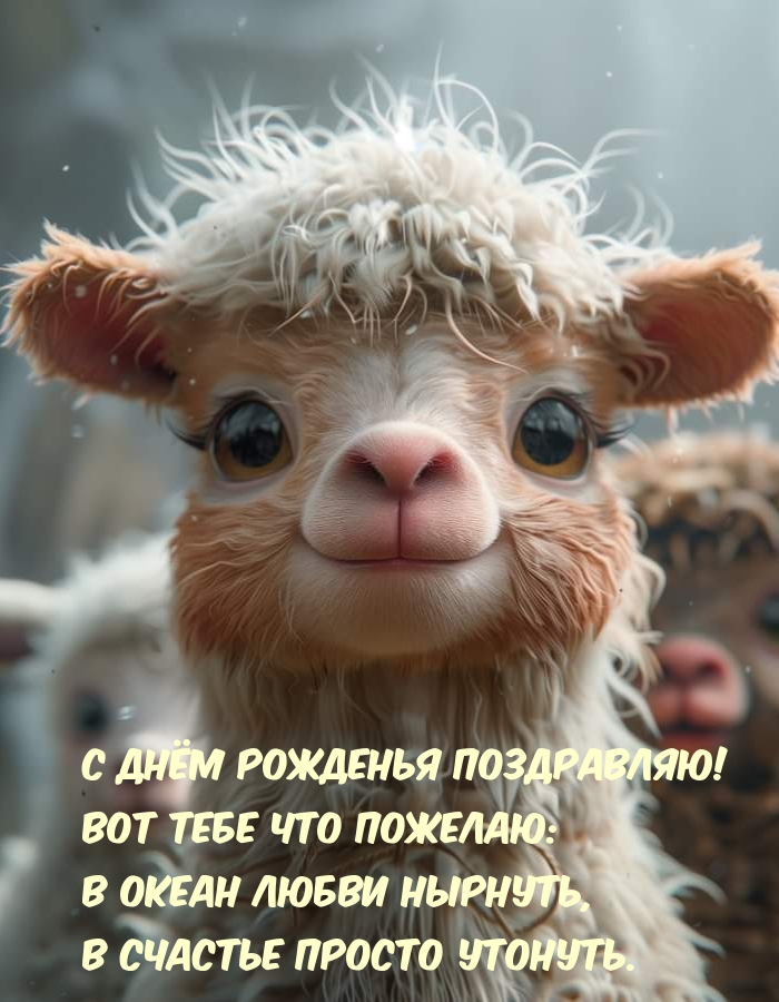 С днём рожденья поздравляю! Вот тебе что пожелаю