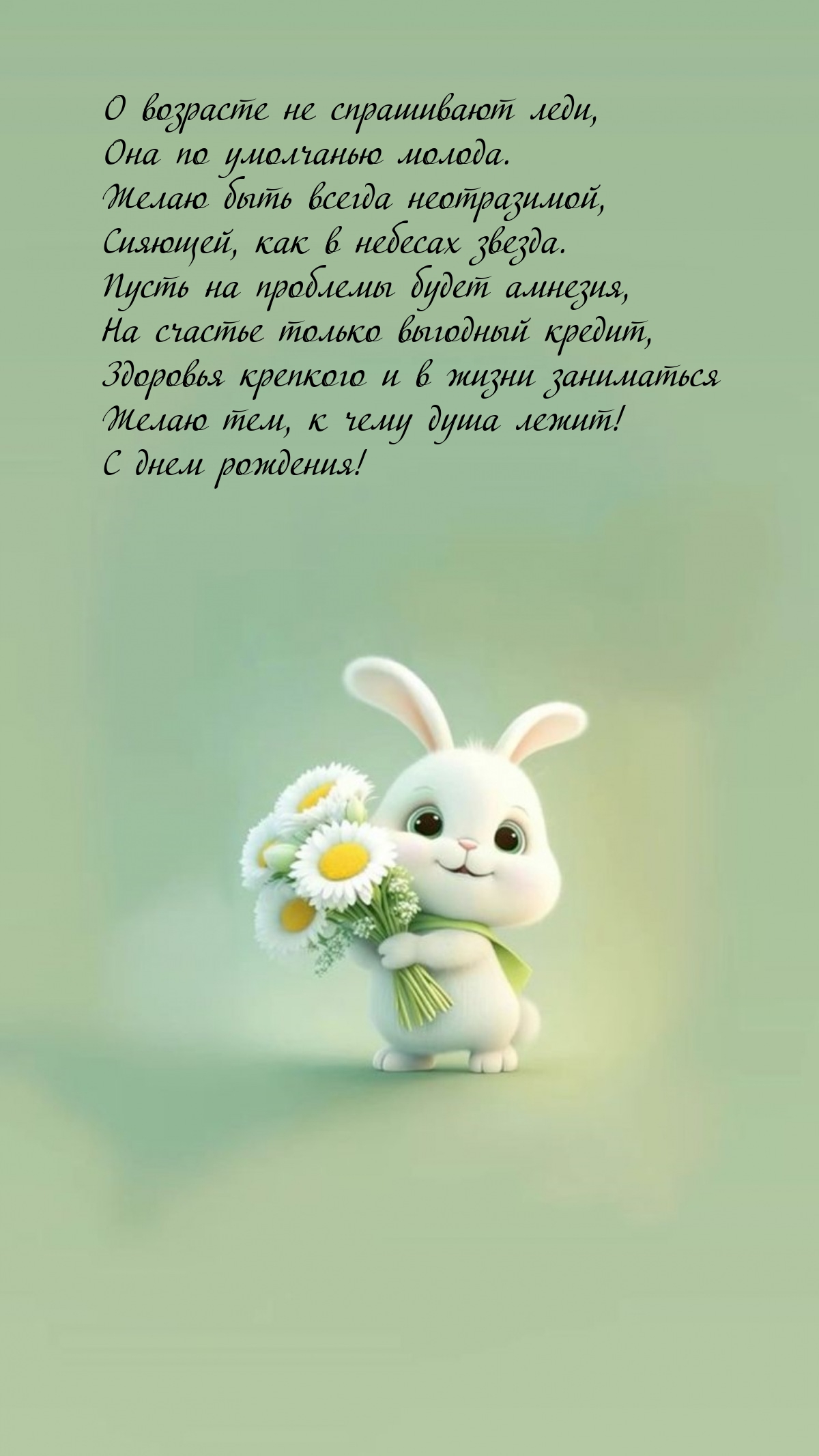 С днем рождения! О возрасте не спрашивают леди